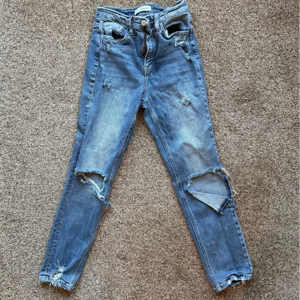 Flying Monkey Distressed Skinny Jeans